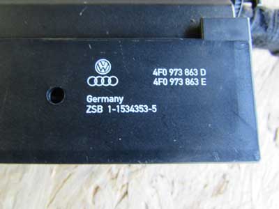 Audi Emergency Parking Brake Control Module Connector with Pigtail 4F0973863D6